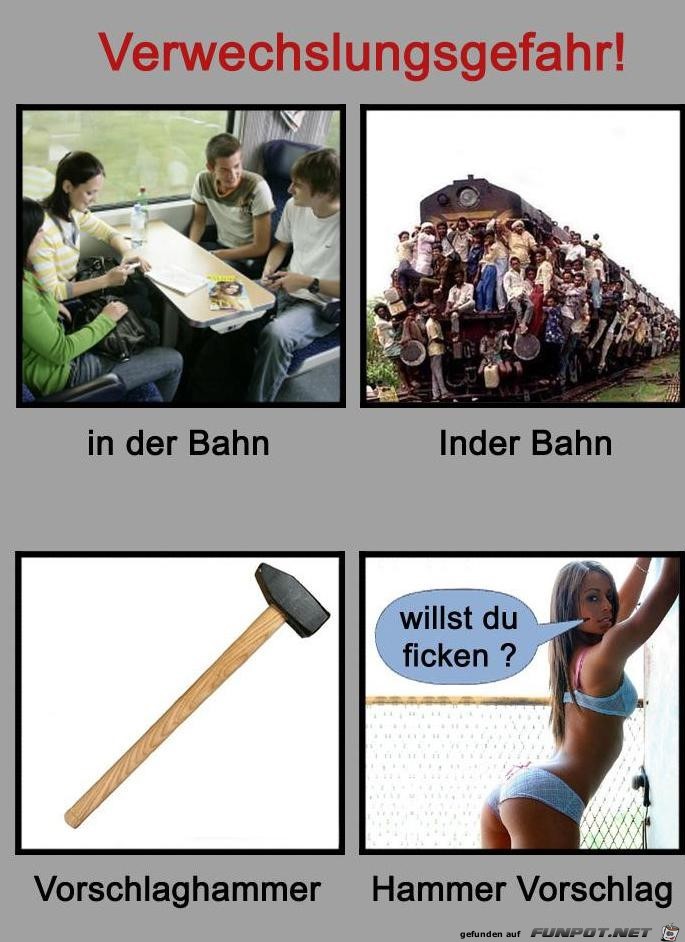 Verwechslungsgefahr Verwechslungsgefahr
