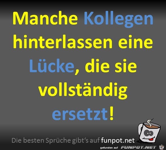 Eine Lücke Eine Lücke