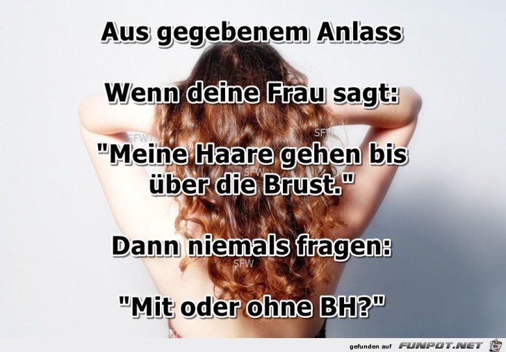 Aus gegebenem Anlass