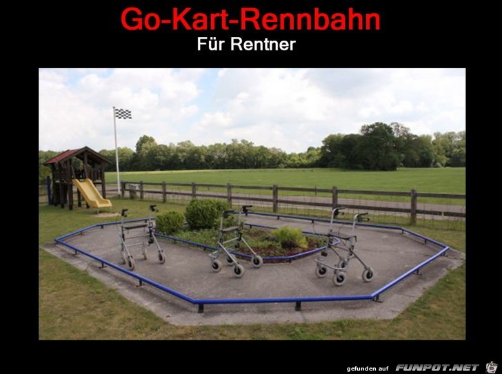 Go-Kart fuer Rentner Go-Kart fuer Rentner