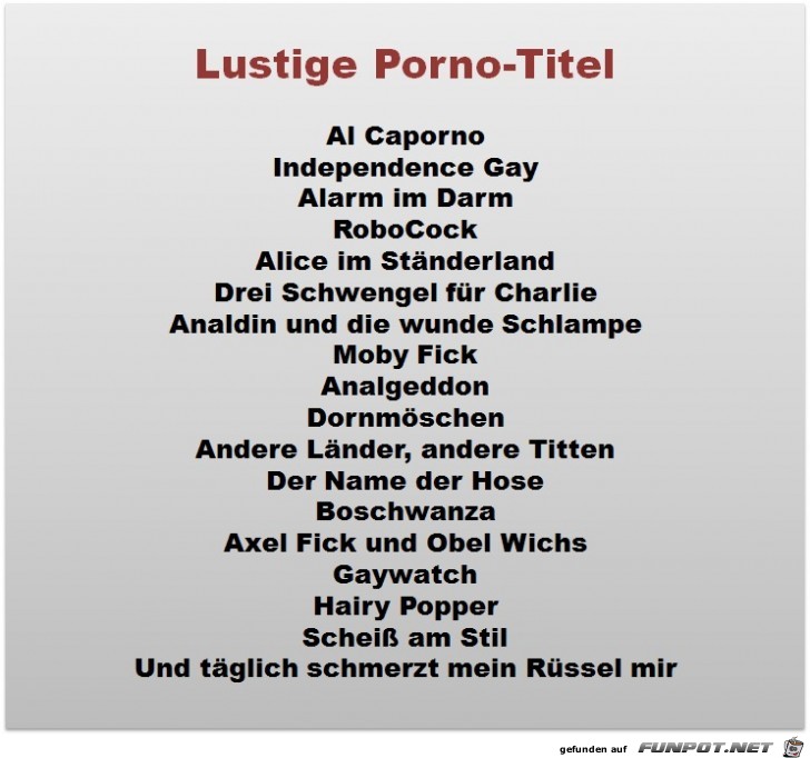 Sachen gibts Sachen gibts