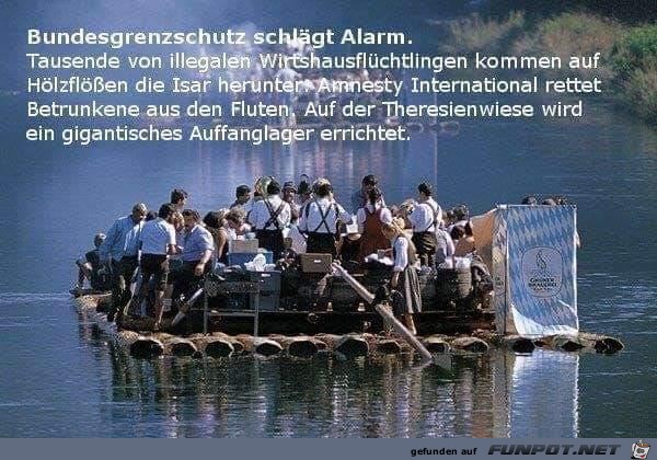 Bundesgrenzschutz schlgt Alarm