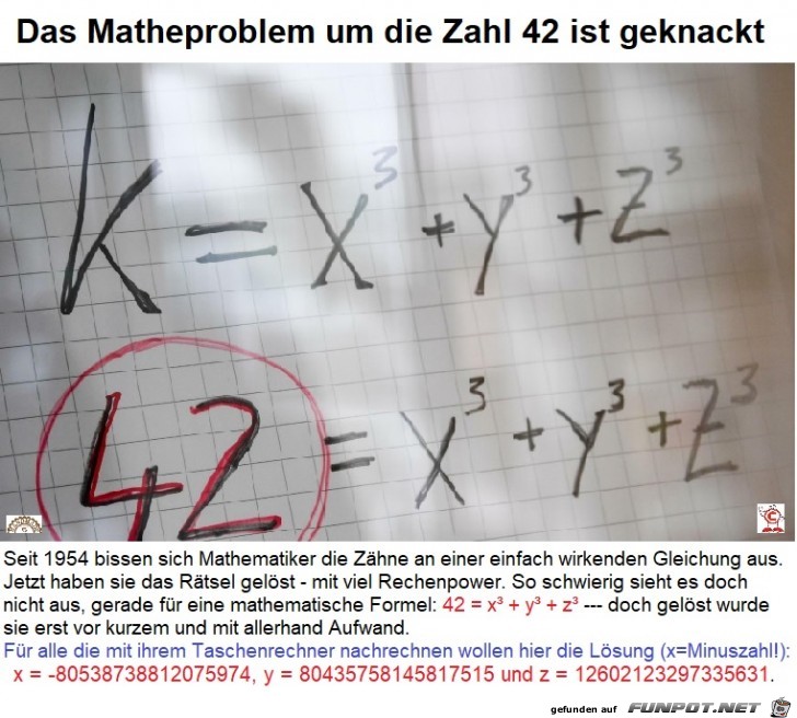 42er-Matheproblem 42er-Matheproblem
