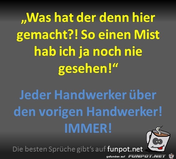 Handwerker Handwerker