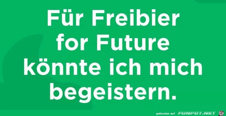 Fr Freibier for Future