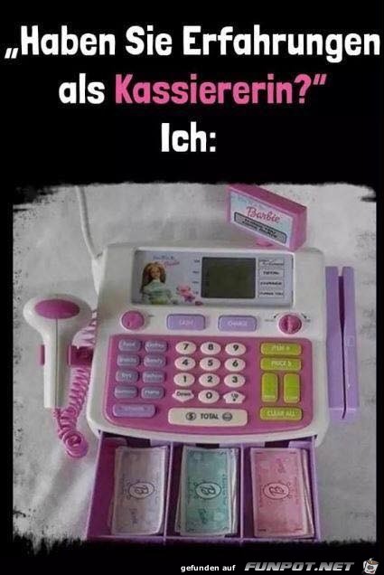 Kassiererin Kassiererin