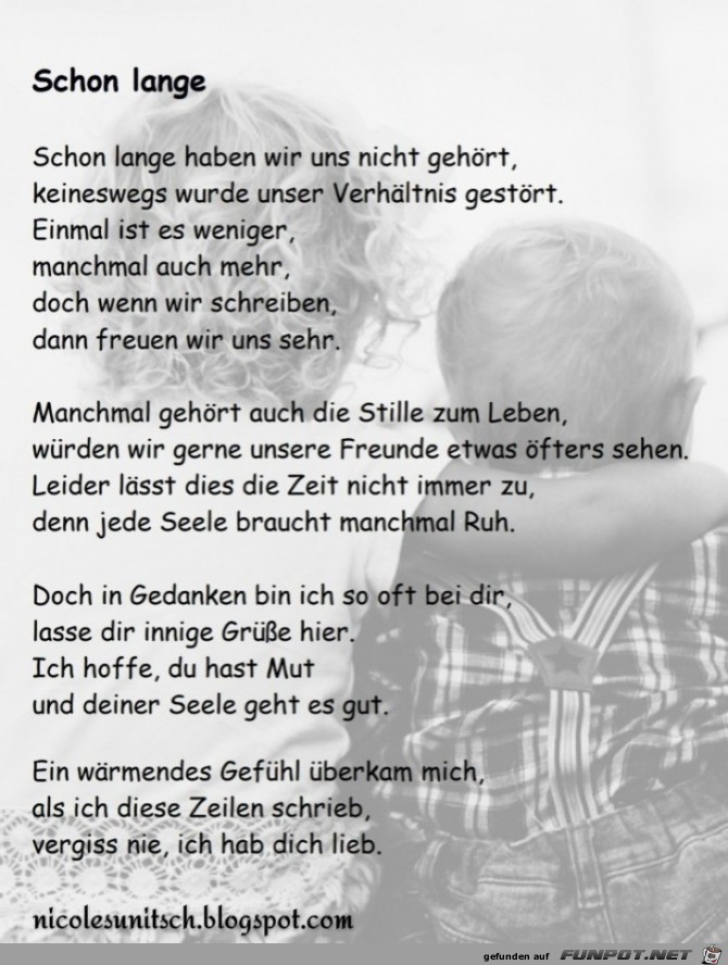 Schon lange Schon lange