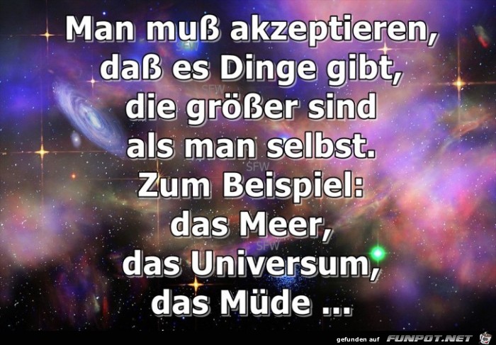 Man mu ss akzeptieren Man mu ss akzeptieren