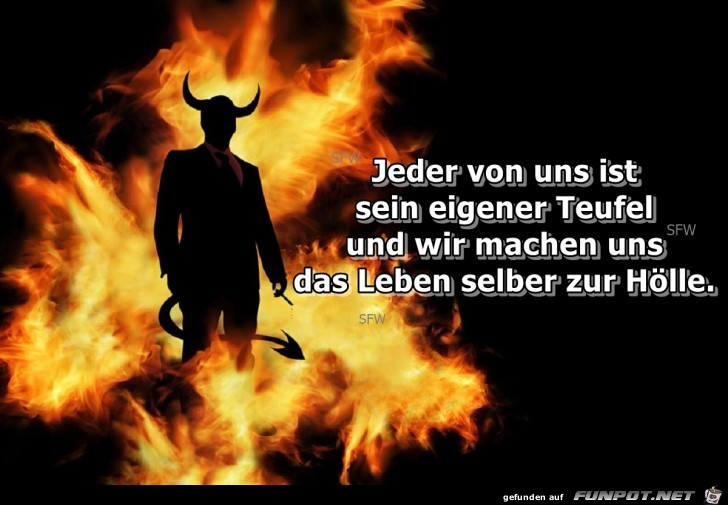 eigener Teufel eigener Teufel