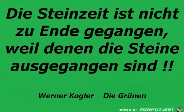 Das Ende der Steinzeit