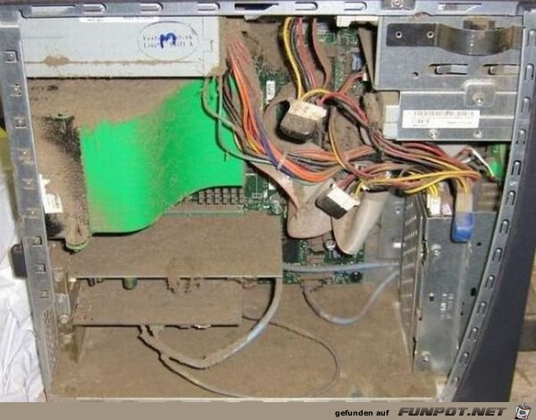 PC geöffnet PC geöffnet