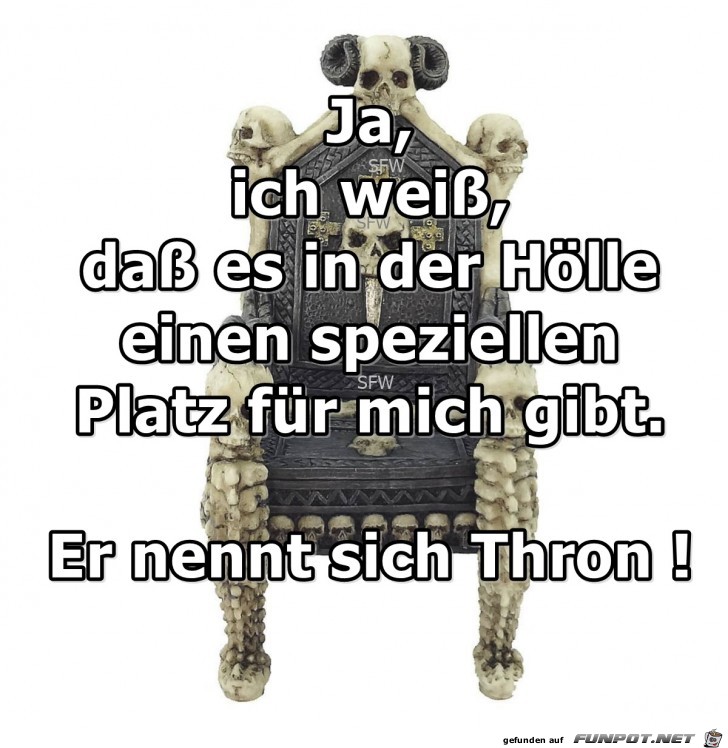 nennt sich Thron nennt sich Thron