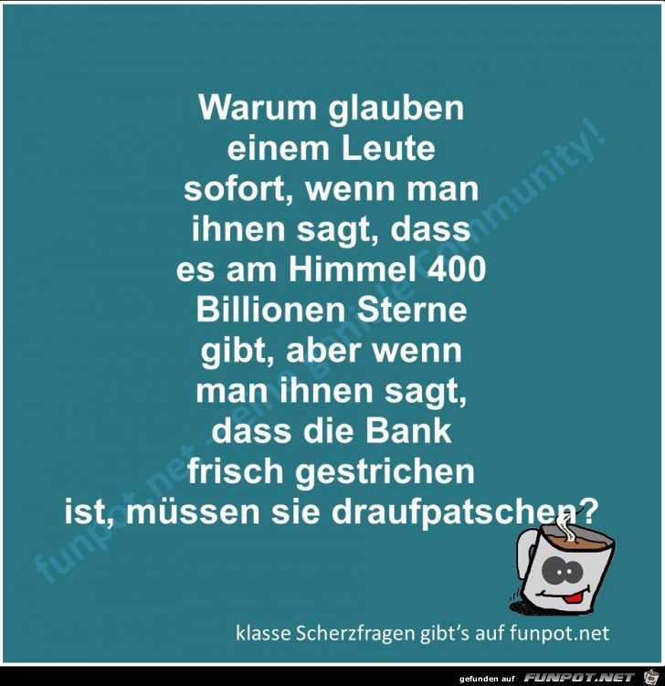 Scherzfrage Scherzfrage