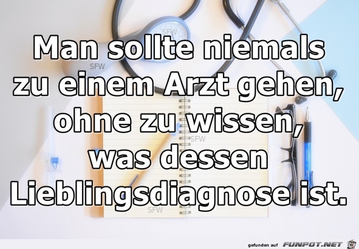 einem Arzt