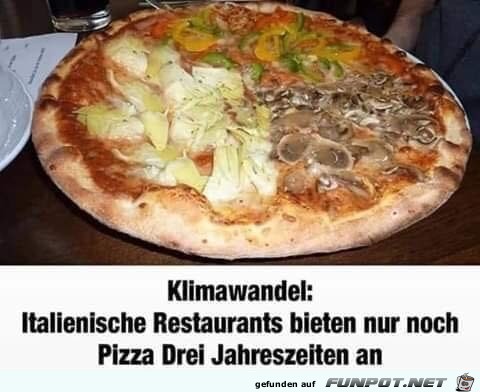 Pizza im Klimawandel