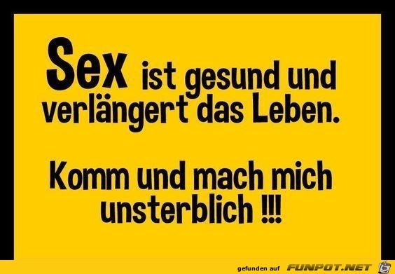 Sex ist gesund Sex ist gesund
