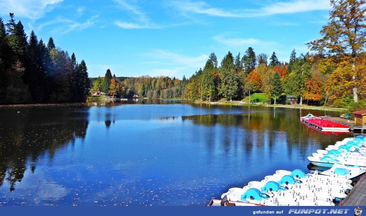 der Ebnisee im Herbst