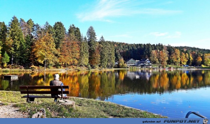 der Ebnisee im Herbst