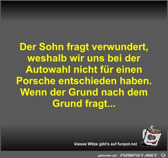 Der Sohn fragt verwundert Der Sohn fragt verwundert