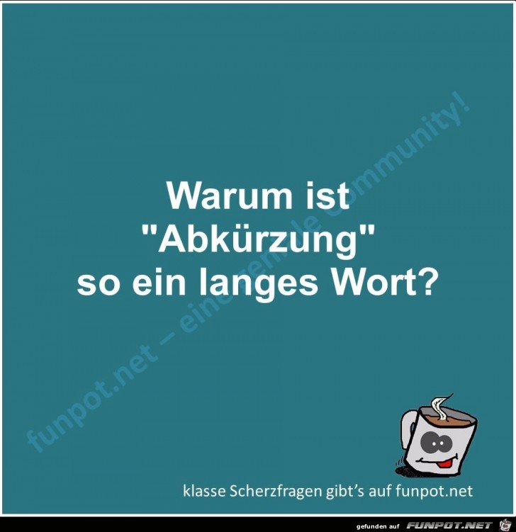Scherzfrage Scherzfrage
