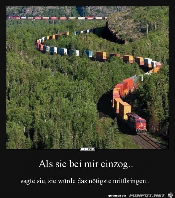 als sie bei mir einzog als sie bei mir einzog