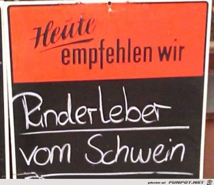 Rinderleber vom Schwein Rinderleber vom Schwein