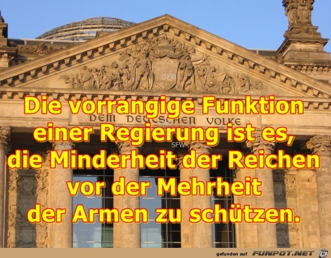 Funktion einer Regierung