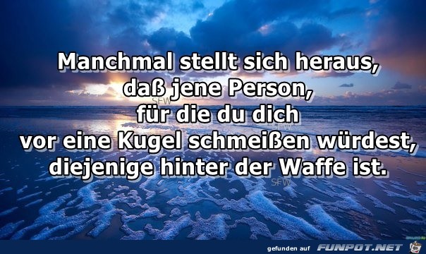 Manchmal stellt sich Manchmal stellt sich