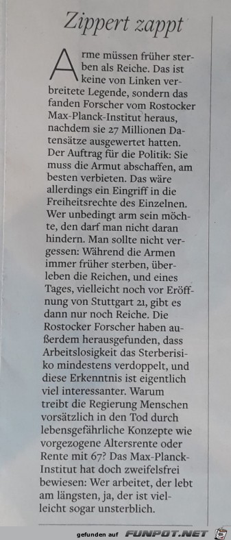 Nur noch Reiche Nur noch Reiche