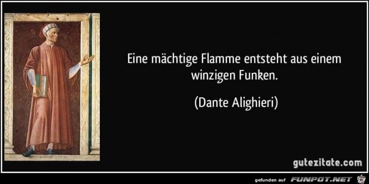 eine maechtige Flamme