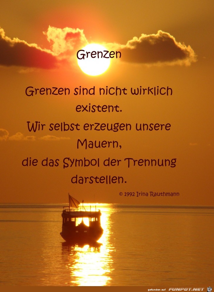 grenzen sind nicht wirklich existent grenzen sind nicht wirklich existent