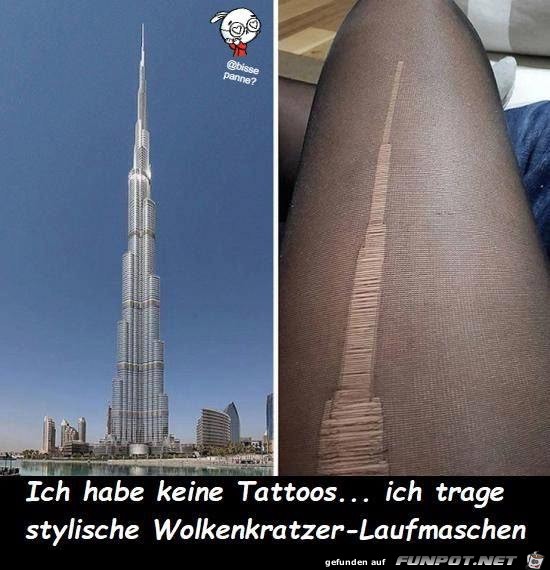 ich habe keine Tattoos ich habe keine Tattoos