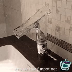 Interessanter Wasserhahn