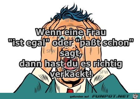 wenn eine Frau