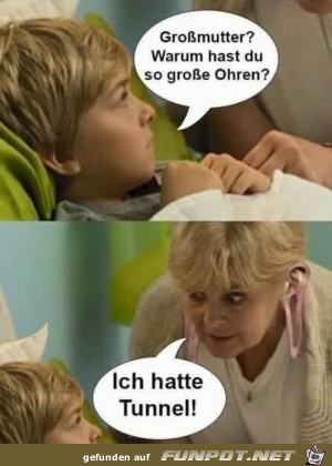 Warum hast Du so groe Ohren?