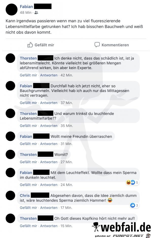 Leuchtende Lebensmittelfarbe Leuchtende Lebensmittelfarbe