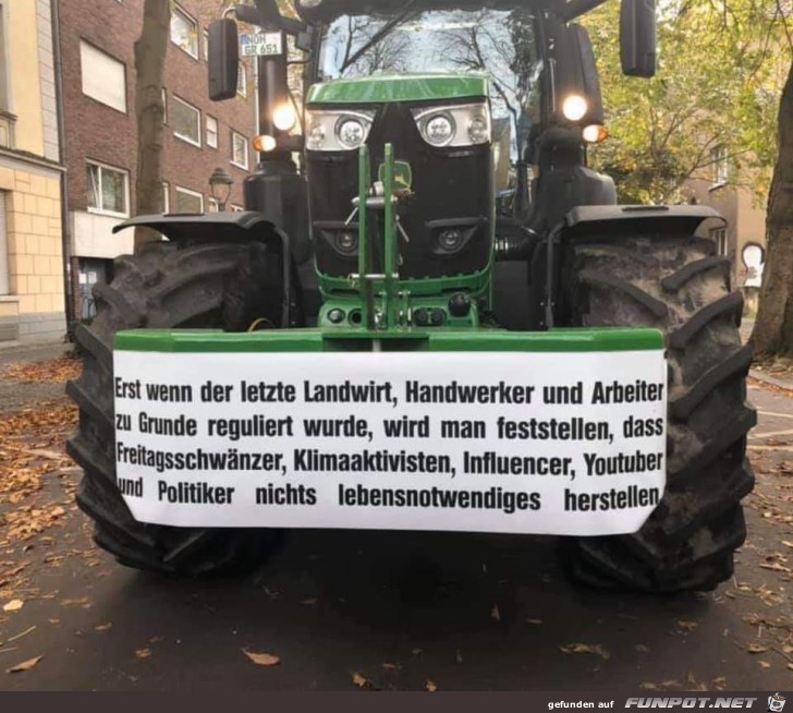 Herziges Bild 'Demo Der Landwirte' - FUNPOT