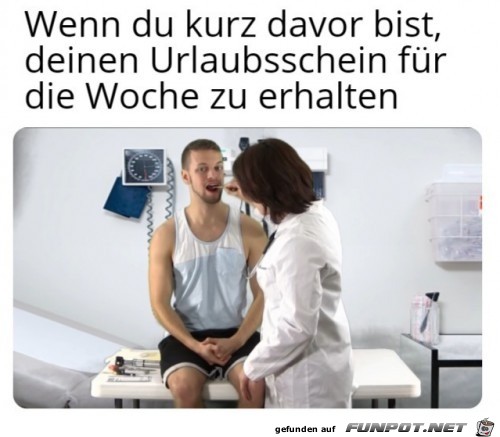 Urlaubsschein Urlaubsschein