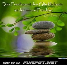 das Fundament des Gluecklichsein