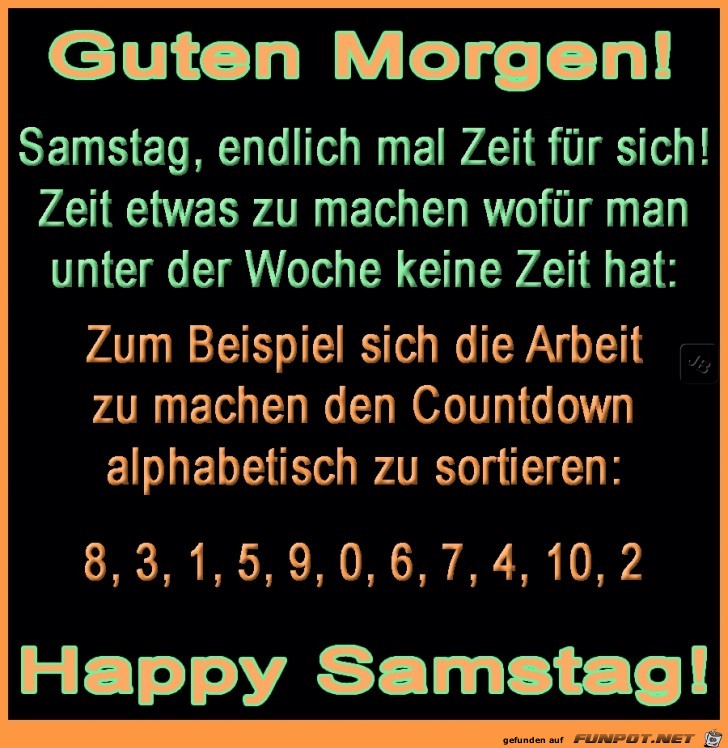 Samstag Samstag