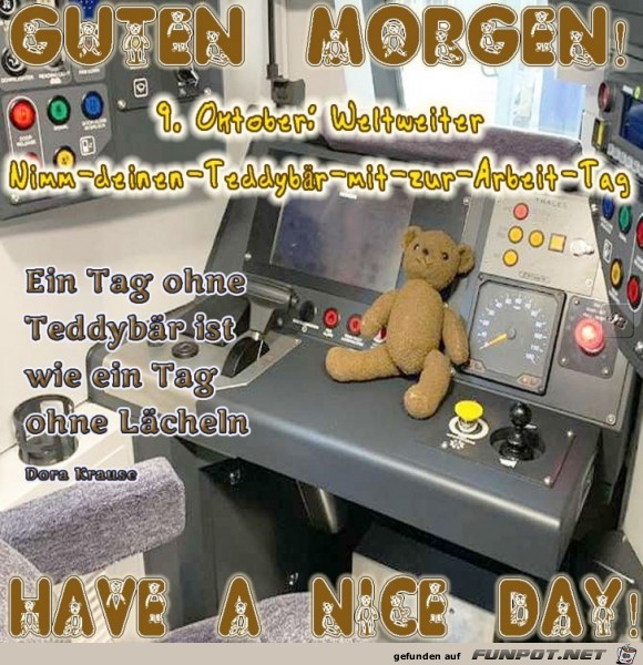 Nimm deinen Teddybär mit zur Arbeit Tag Nimm deinen Teddybär mit zur Arbeit Tag