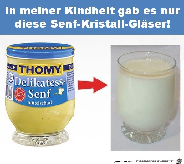 Senf-Kristall-Gläser Senf-Kristall-Gläser