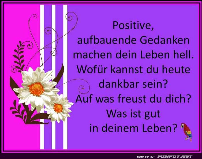 Positive Gedanken