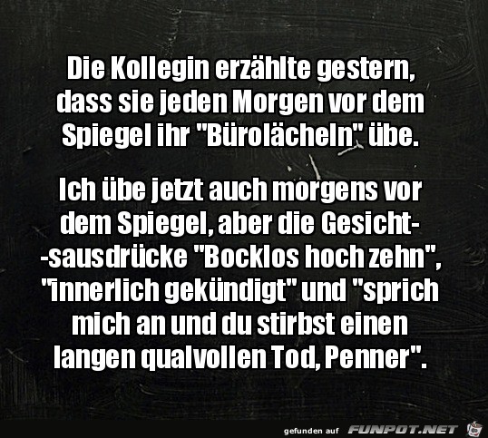 Gesichtsausdrücke üben Gesichtsausdrücke üben