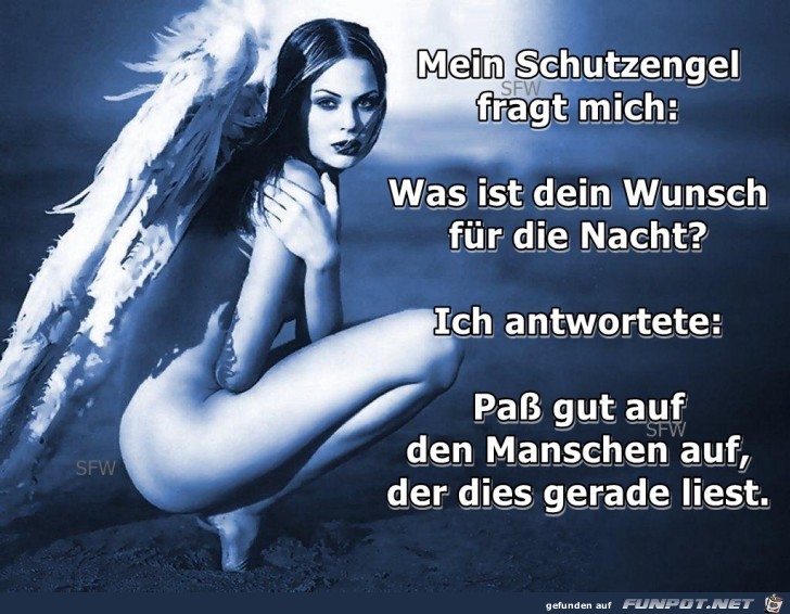 Mein Schutzengel fragt mich Mein Schutzengel fragt mich