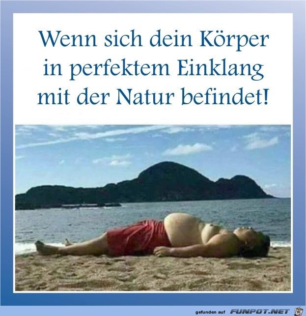 wenn sich dein Koerper