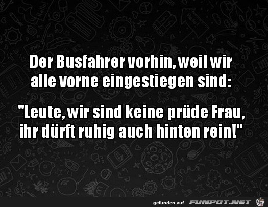 Lustiger Busfahrer Lustiger Busfahrer