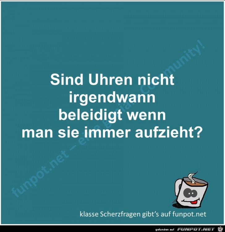 Scherzfrage Scherzfrage