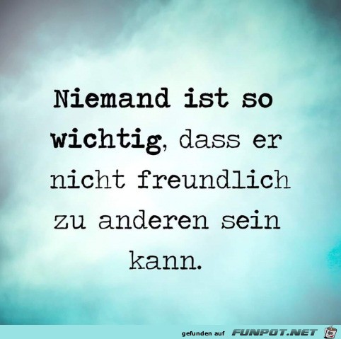 Freundlich sein Freundlich sein