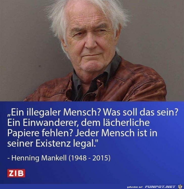 ein illegaler Mensch